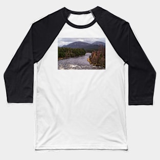 Invercauld Bridge, River Dee, Braemar, Scottish Highlands, UK (3) Baseball T-Shirt